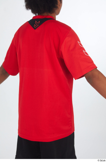 Dejavee Ford dressed red t shirt sports upper body 0006.jpg